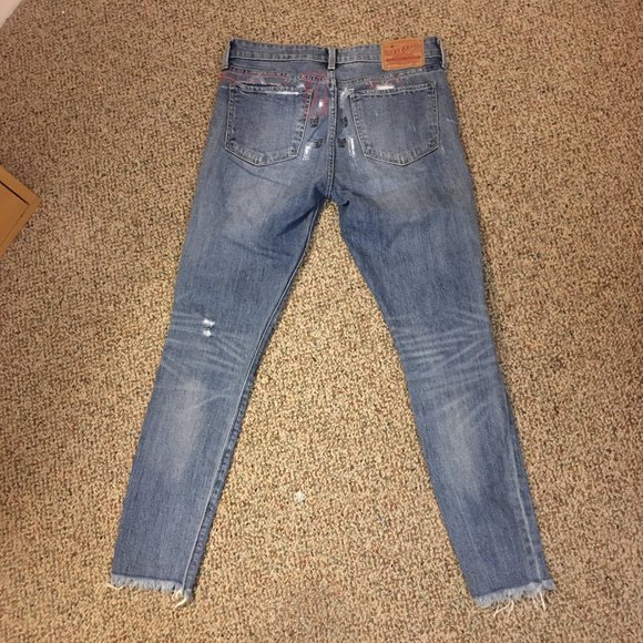 Lucky Brand 2/26 Ava Skinny Smiley Face Jeans - Picture 3 of 12
